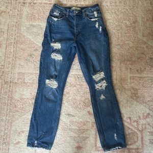 Abercrombie High Rise Mom Jeans Curve Love